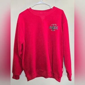 Vintage Coca-Cola Fleece Pullover Crewneck Sweatshirt, Size XL